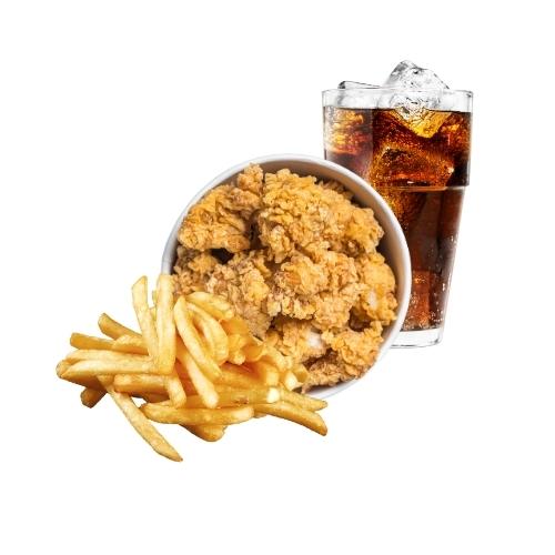 Popcorn Chicken 30 Pcs and Chips