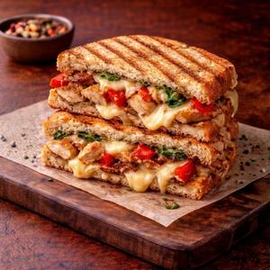 Chicken and Cheese Panini