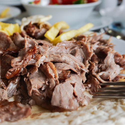 Doner Meat and Chips